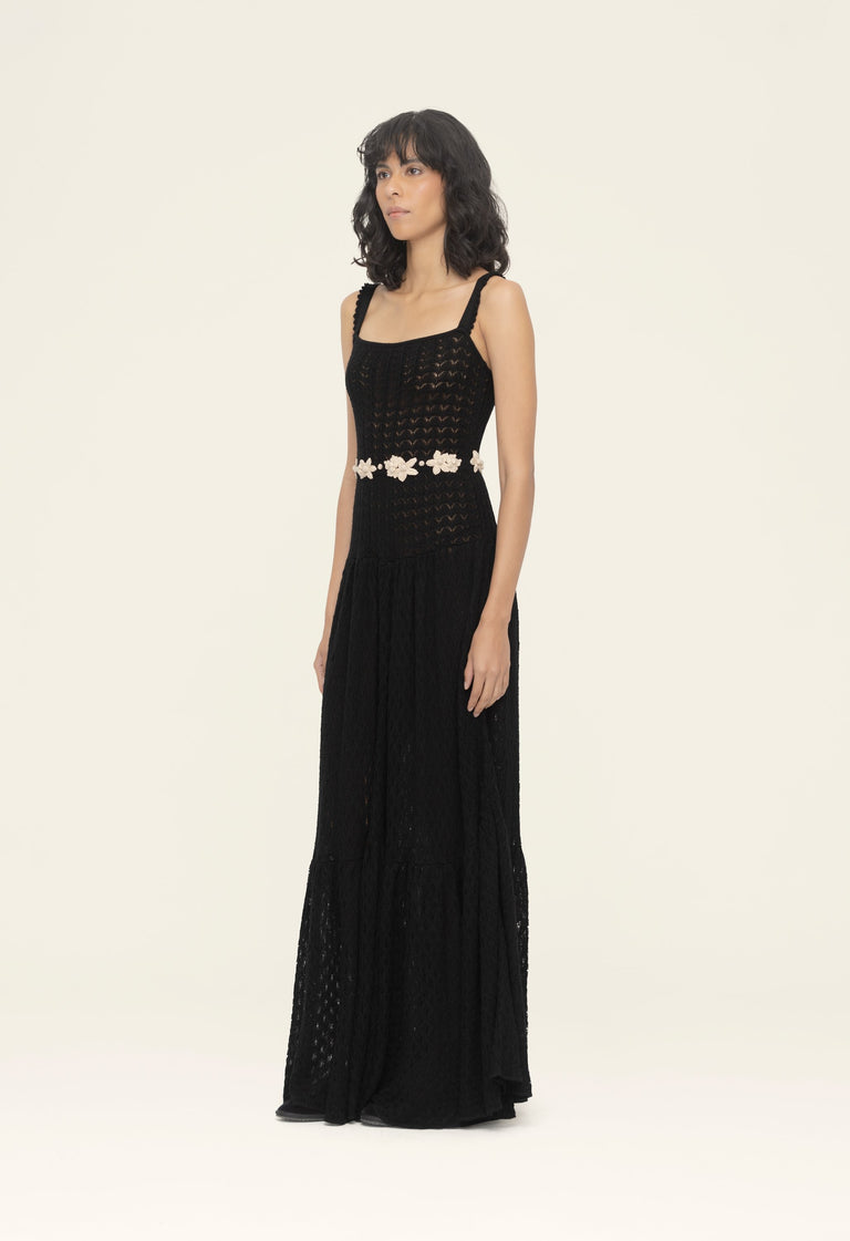 Escvdo-Lima-Black-Maxi-Dress-17433-2 - 3