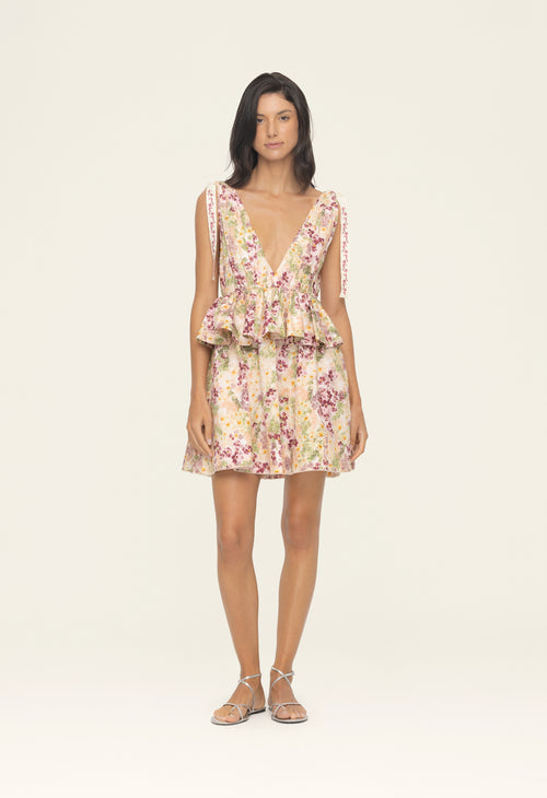 Main image -   Infinito-Florecer-Mini-Dress-15002