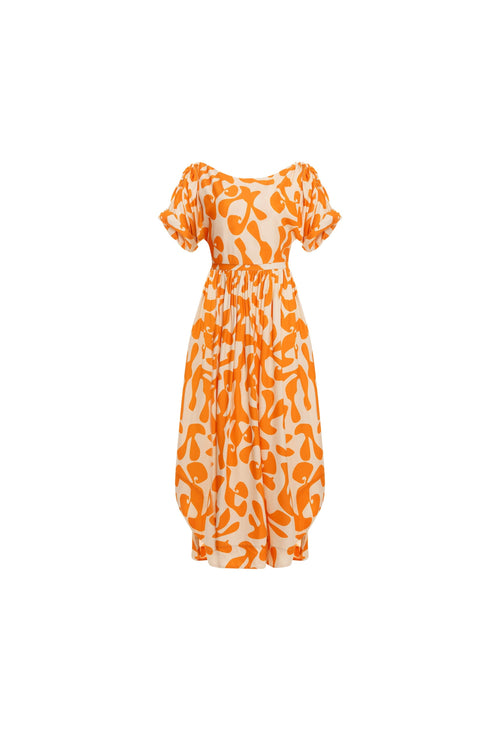 Hover Alternative image -   Aire-Geometrico-Cotton-Maxi-Dress-11952-HOVER