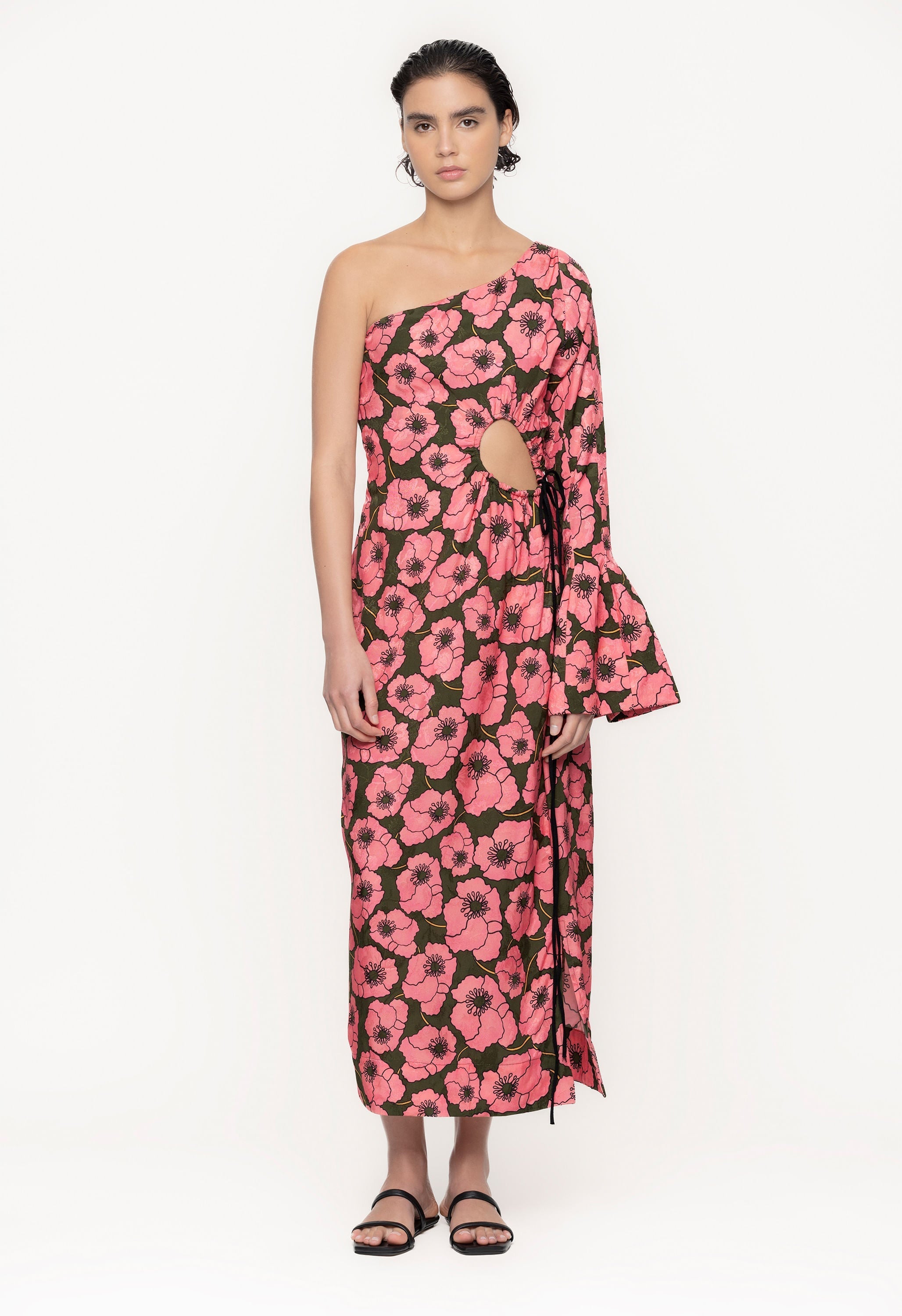 Cadillo-Botanico-Rosa-ViscoseJacquard-Maxi-Dress-11243