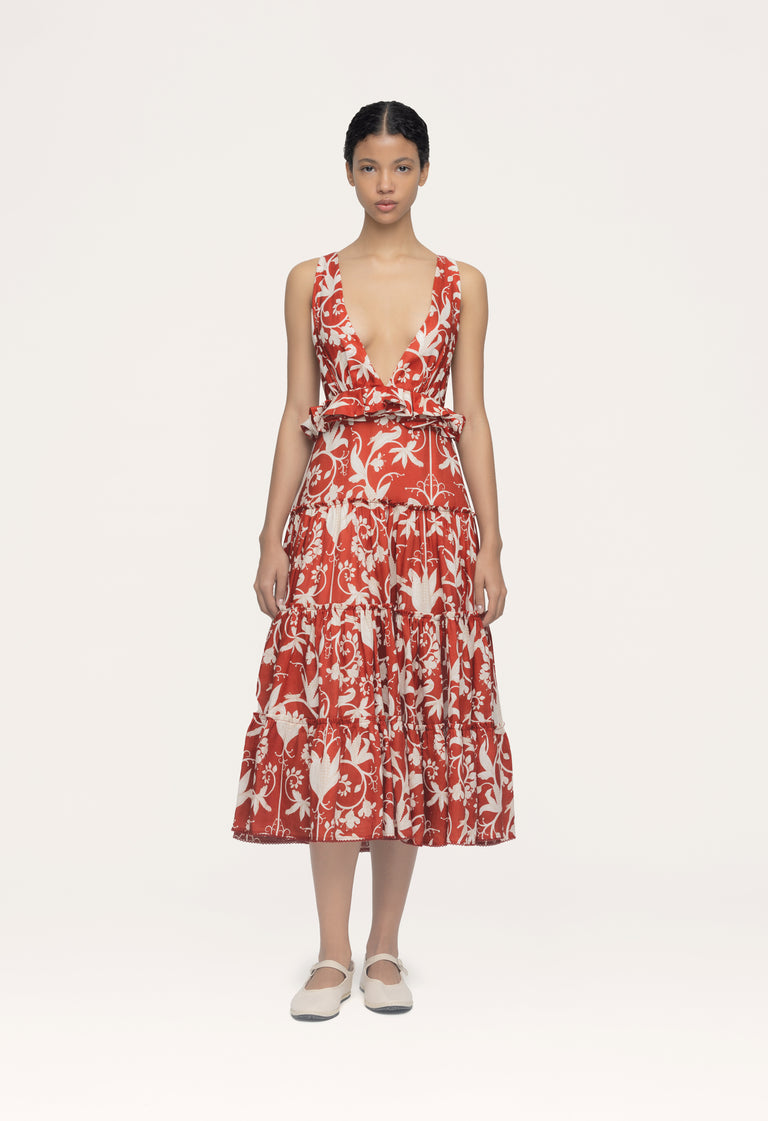Lago-Maiz-Midi-Dress-14198 - 1