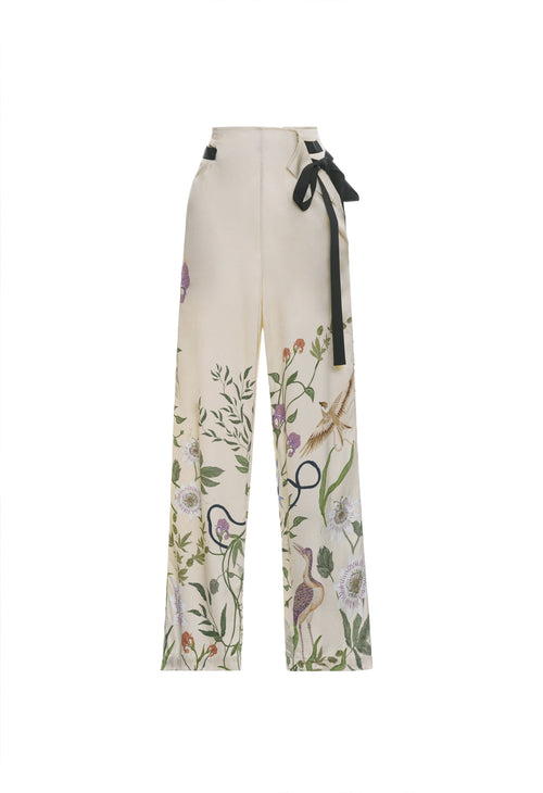 Hover Alternative image -   Memoria-Paraiso-Viscose-Trousers-12609-HOVER