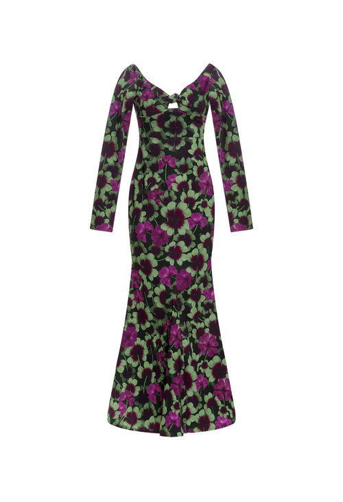 Hover Alternative image -   Nube-Fortuna-Cotton-Maxi-Dress-12685-HOVER
