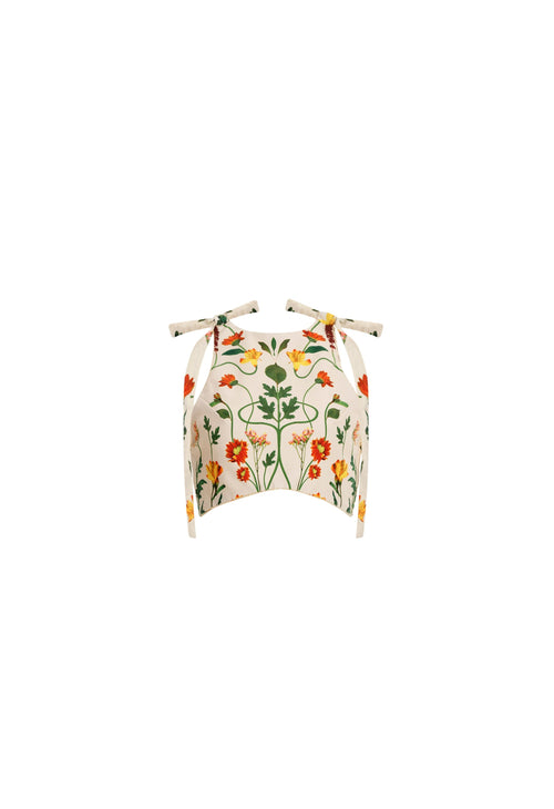 Hover Alternative image -   Olmeca-Primavera-Cotton-Cropped-Top-12069-HOVER