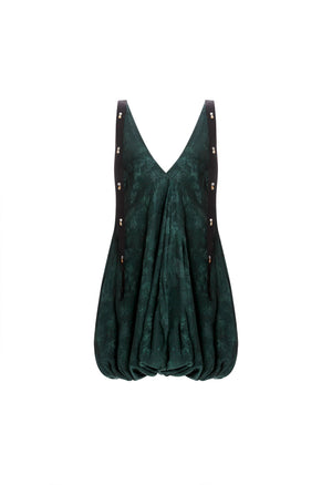 Sauco-Diente-De-Leon-Musgo-ViscoseJacquard-Mini-Dress-11256-HOVER