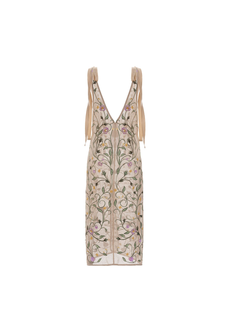 Suspiro-Estelar-Embroidered-Cotton-Kaftan-12587 - 4