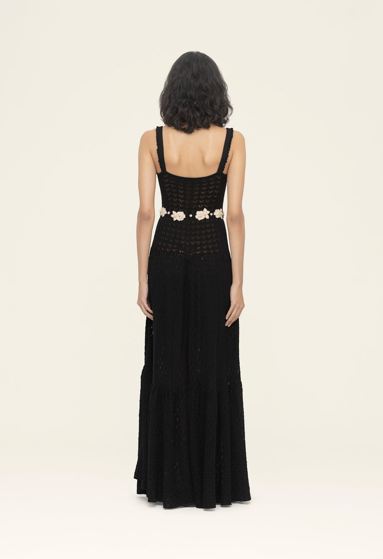 Escvdo-Lima-Black-Maxi-Dress-17433-3 - 2