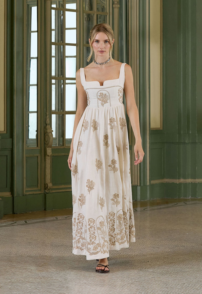 cinefila madera maxi dress Jaspe Madera Maxi Dress