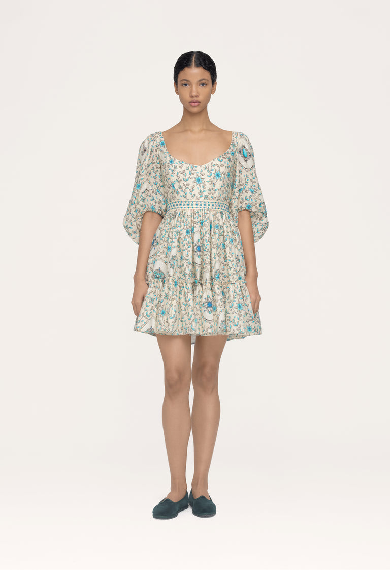 Delirio-Platero-Hand-Embroidered-Mini-Dress-14227 - 2