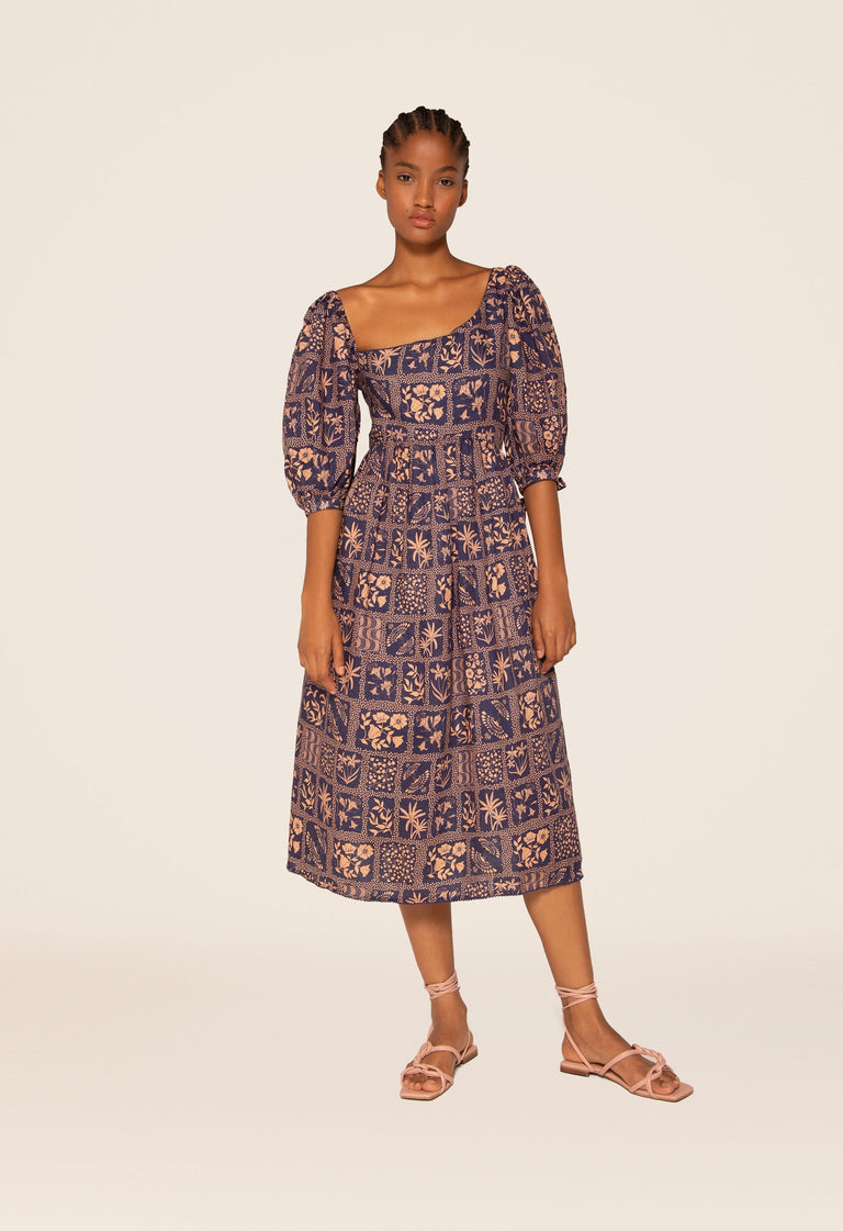 MineiraIpanemaIndigo-Midi-Dress-9720 - 1