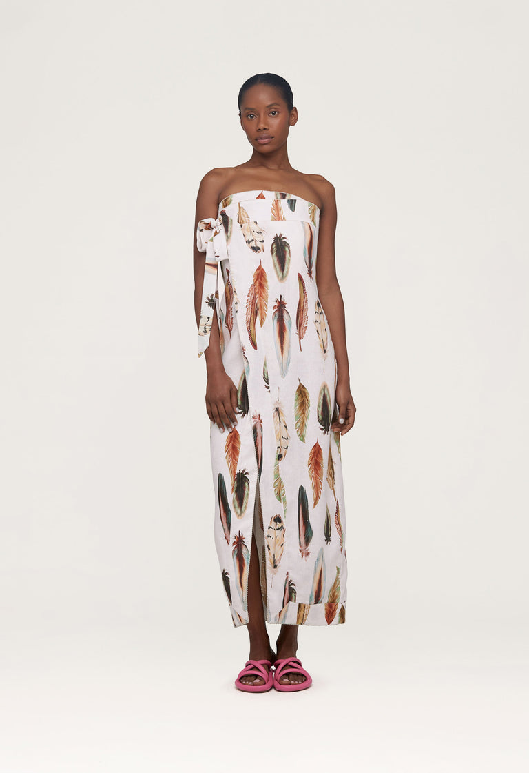 Noche-Pluma-Linen-Maxi-Dress-12652 - 1