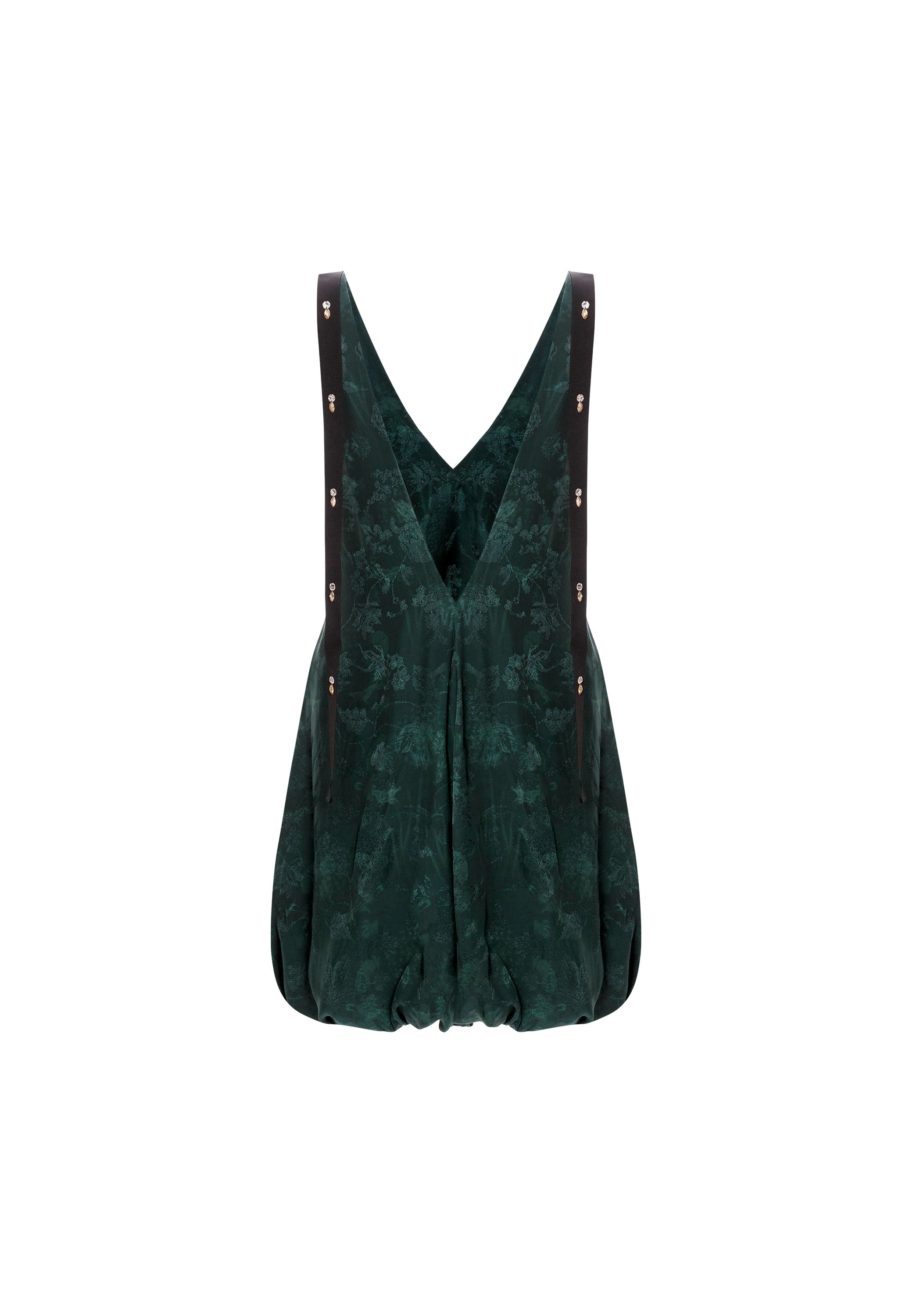 Sauco-Diente-De-Leon-Musgo-ViscoseJacquard-Mini-Dress-11256