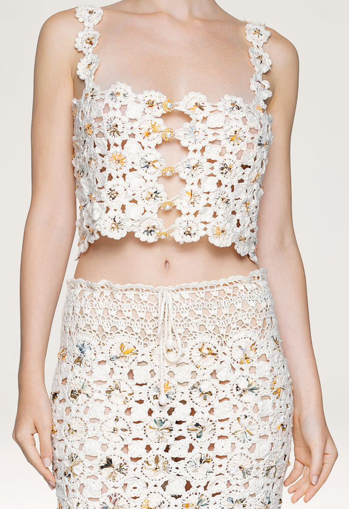 Lucky Angora Crop Top